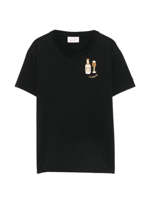 T-shirt donna MC2 Saint Barth Emilie nera con stampa MC2 SAINT BARTH | EMILIE01222L